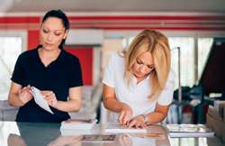 print shop workers