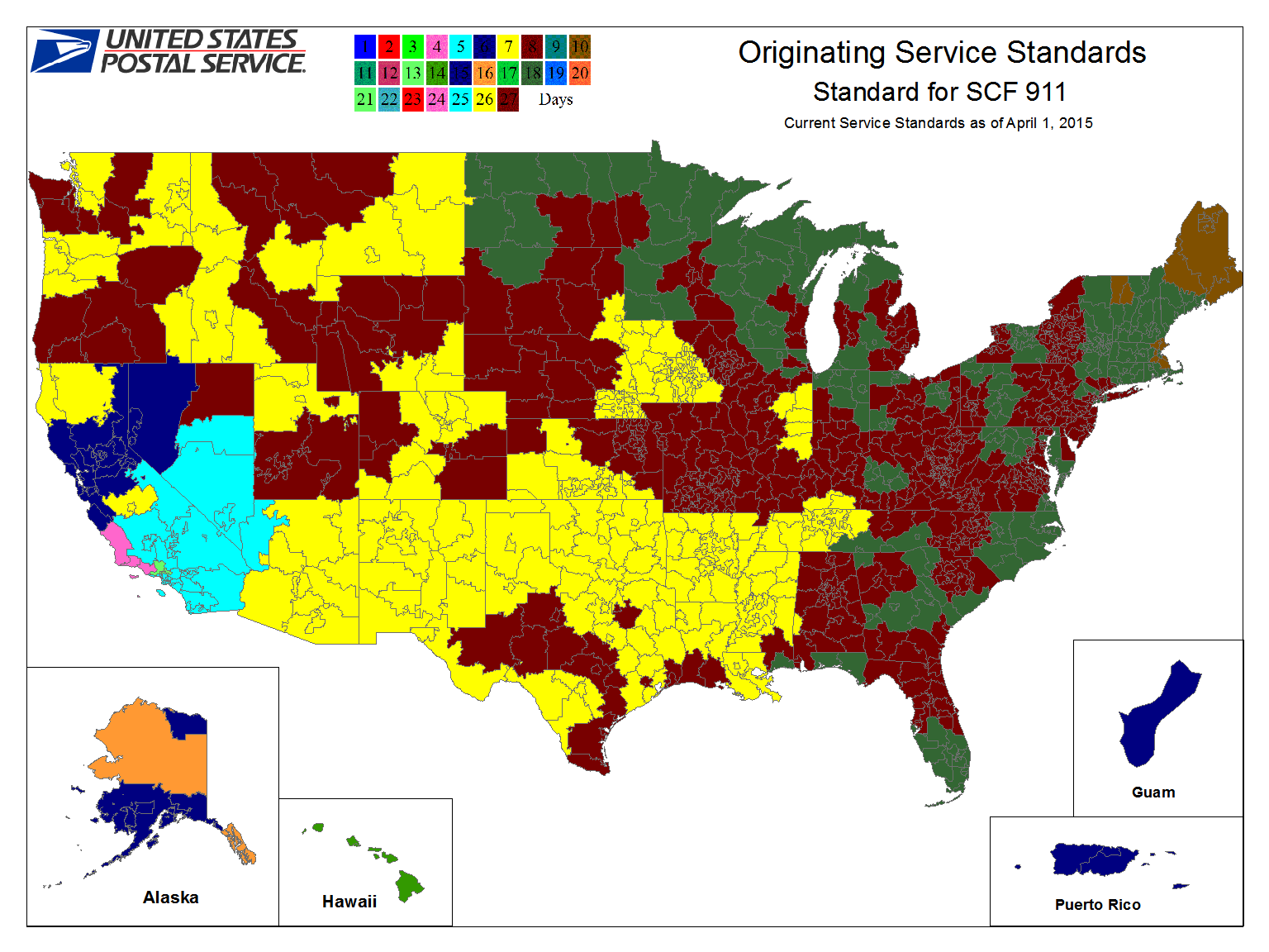 Usps Delivery Times First Class Standard And Nonprofit Mail